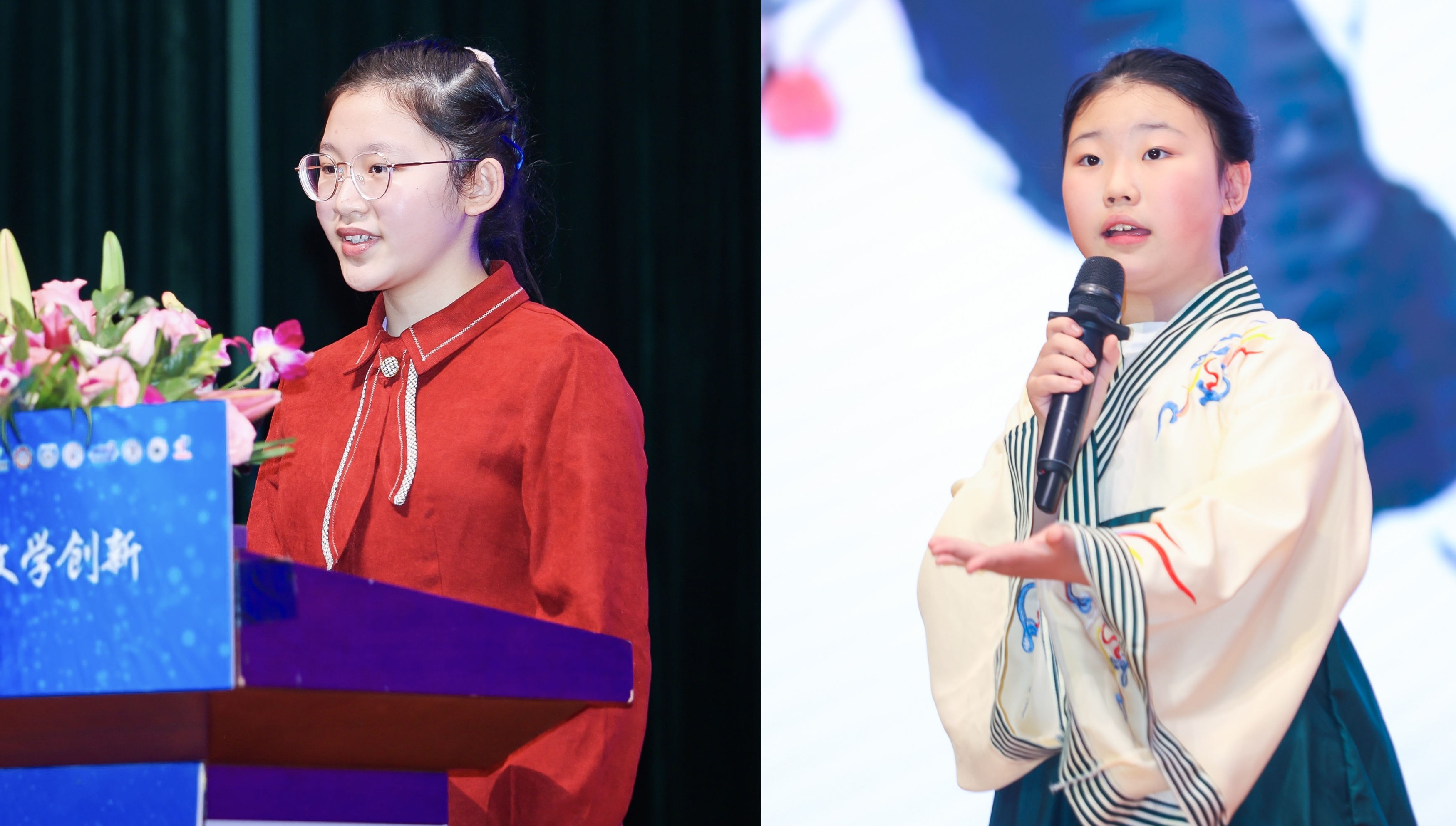 獲獎代表李睿頤、張文瑄帶來了精彩的表演